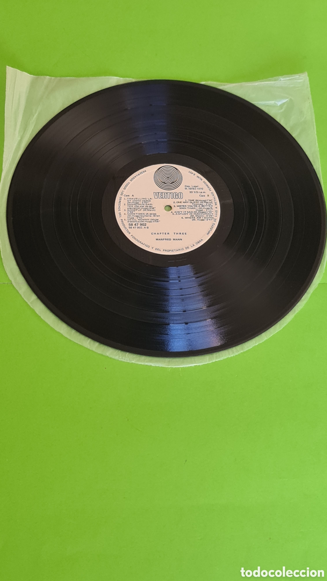 Discos de vinilo: Vinilo Manfred Mann / Chapter Three. - Foto 2