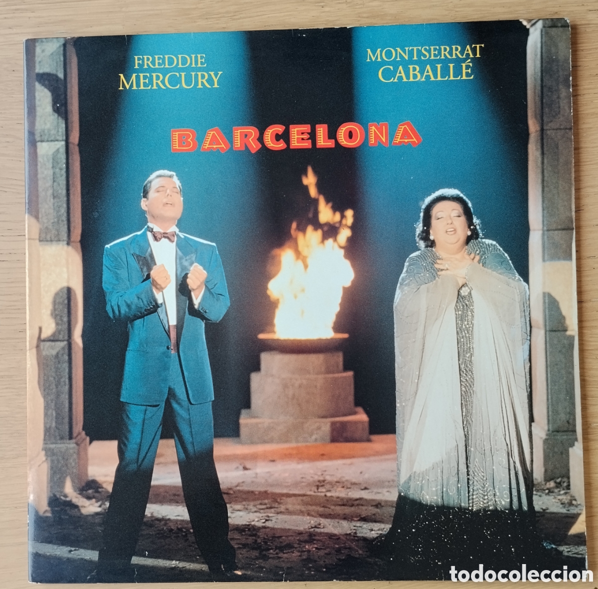 Discos de vinilo: FREDDIE MERCURY/ MONTSERRAT CABALL&Eacute; : &rdquo;BARCELONA&rdquo; LP VINILO 1992 - QUEEN