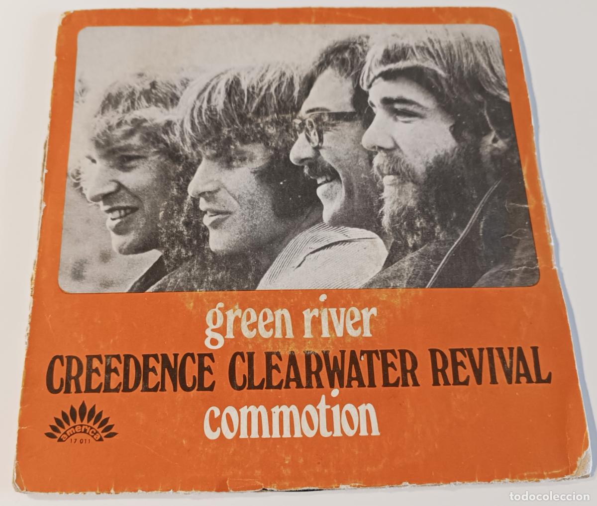 Discos de vinilo: CREEDENCE CLEARWATER REVIVAL - GREEN RIVER AMERICA EDIC. FRANCESA - 1969