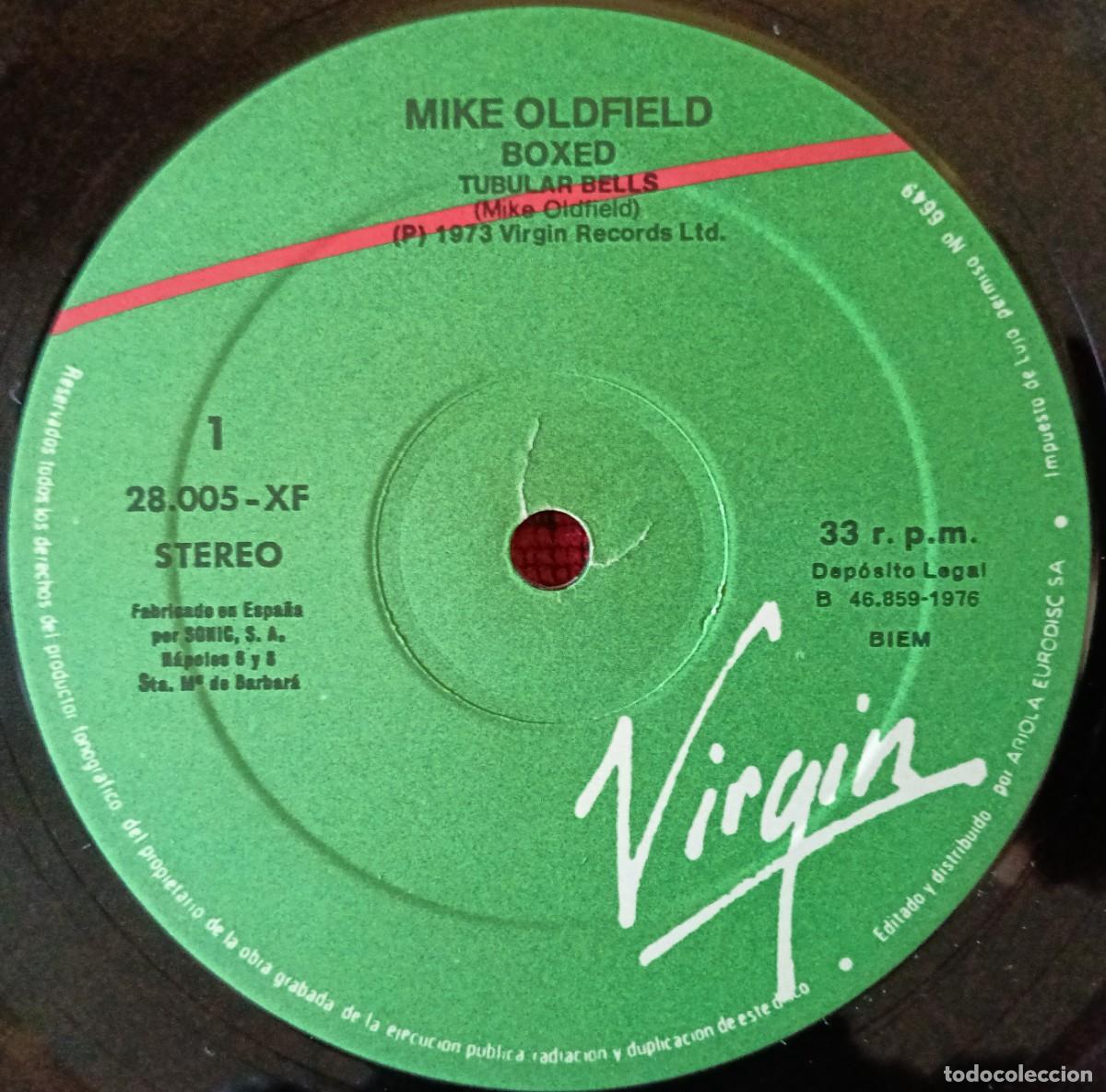 Discos de vinilo: MIKE OLDFIELD ** Tubular Bells (Boxed) ** LP SOLO EL VINILO 1 REEDICION 80s
