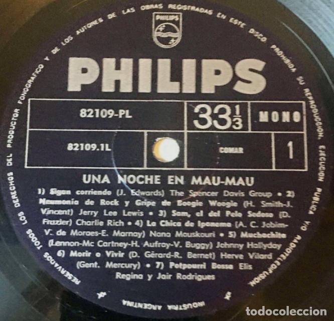 Discos de vinilo: UNA NOCHE EN MAU MAU VINILO LP ARGENTINA (SIN PORTADA) JOHNNY HALLYDAY, JERRY LEE LEWIS