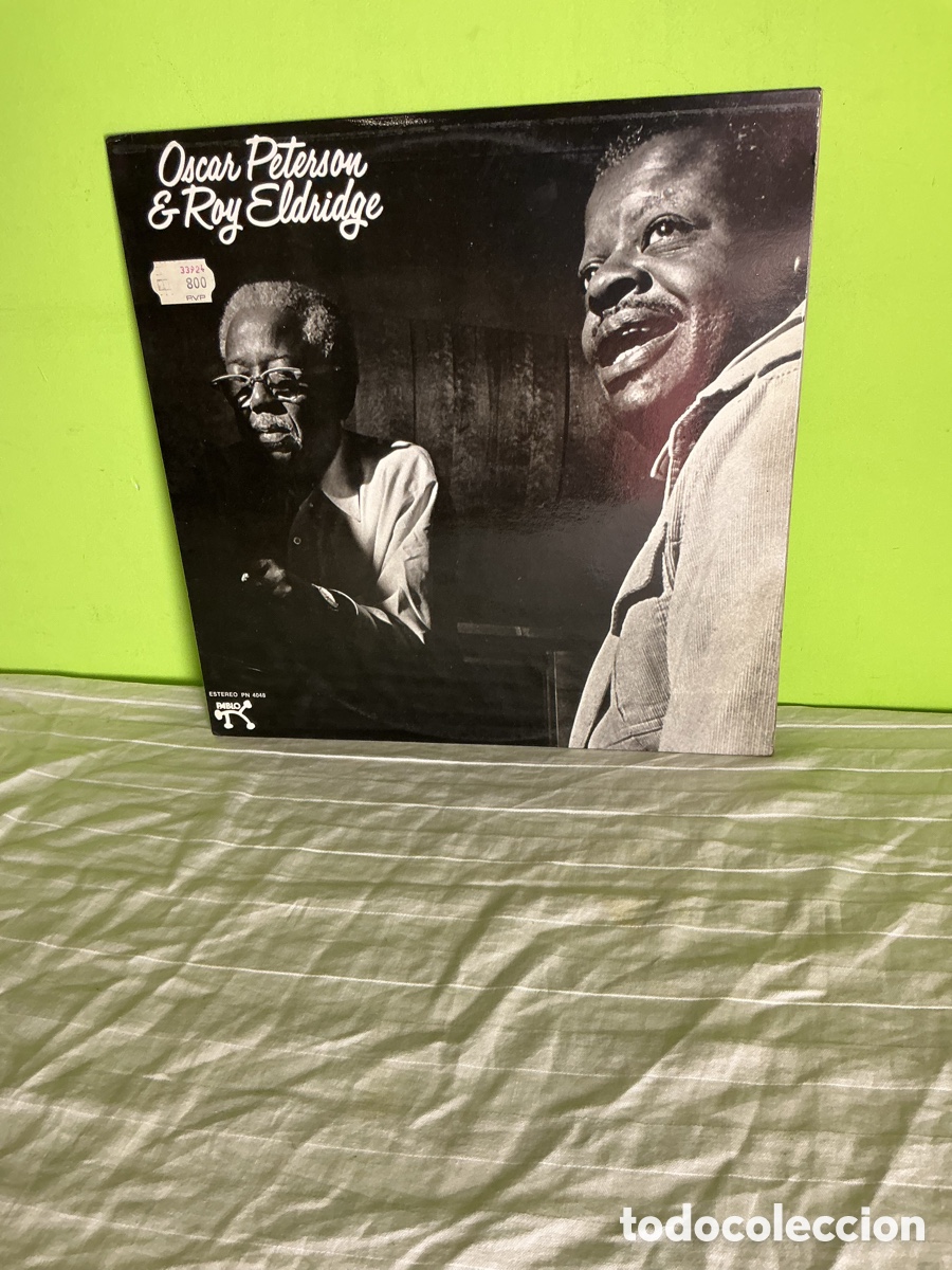 Discos de vinilo: Oscar Peterson & Roy Eldridge &ndash; Little Jazz &ndash; LP Vinilo Jazz 1975