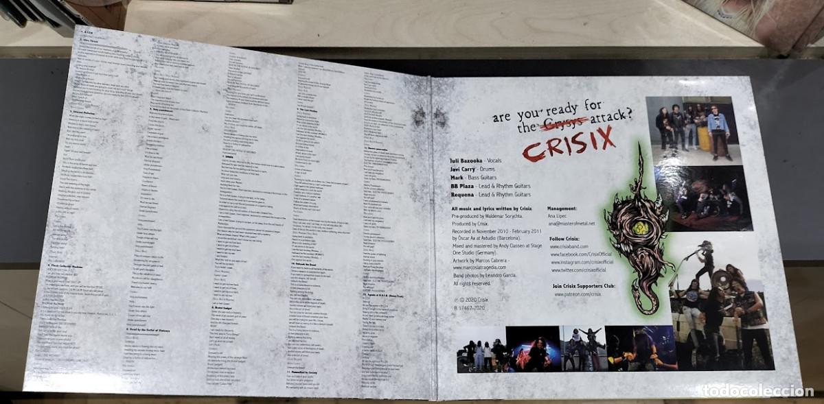 Discos de vinilo: Crisix &lrm;- The Menace - 2LP Crisix Self-Released 2021. - Foto 2