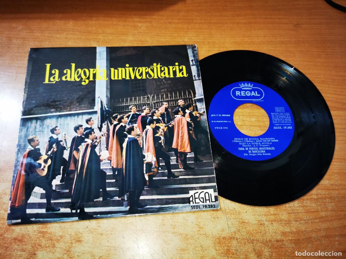 Discos de vinilo: TUNA DE PERITOS INDUSTRIALES DE BARCELONA Cinco letras nada mas EP VINILO A&Ntilde;O 1961 CONTIENE 4 TEMAS