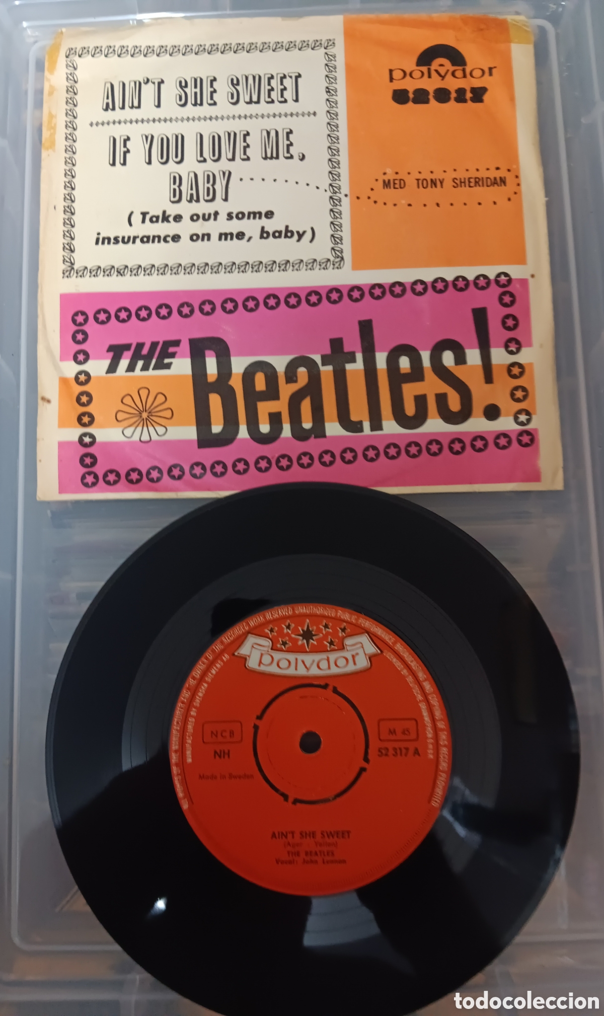 Discos de vinilo: BEATLES POLYDOR MADE IN SUECIA PRIMERAS GRABACIONES