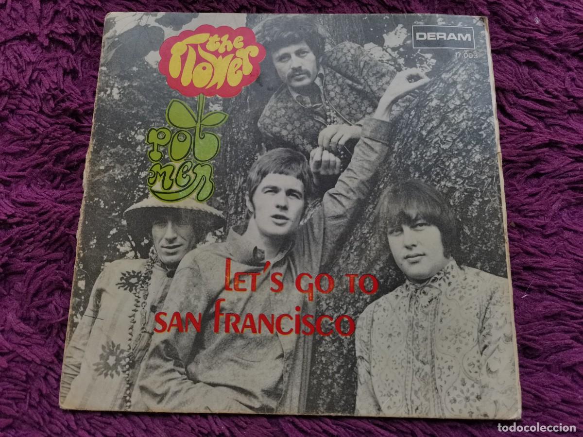 Discos de vinilo: The Flower Pot Men &ndash; Let's Go To San Francisco Vinilo 7&rdquo; Single 1967 France 17.003