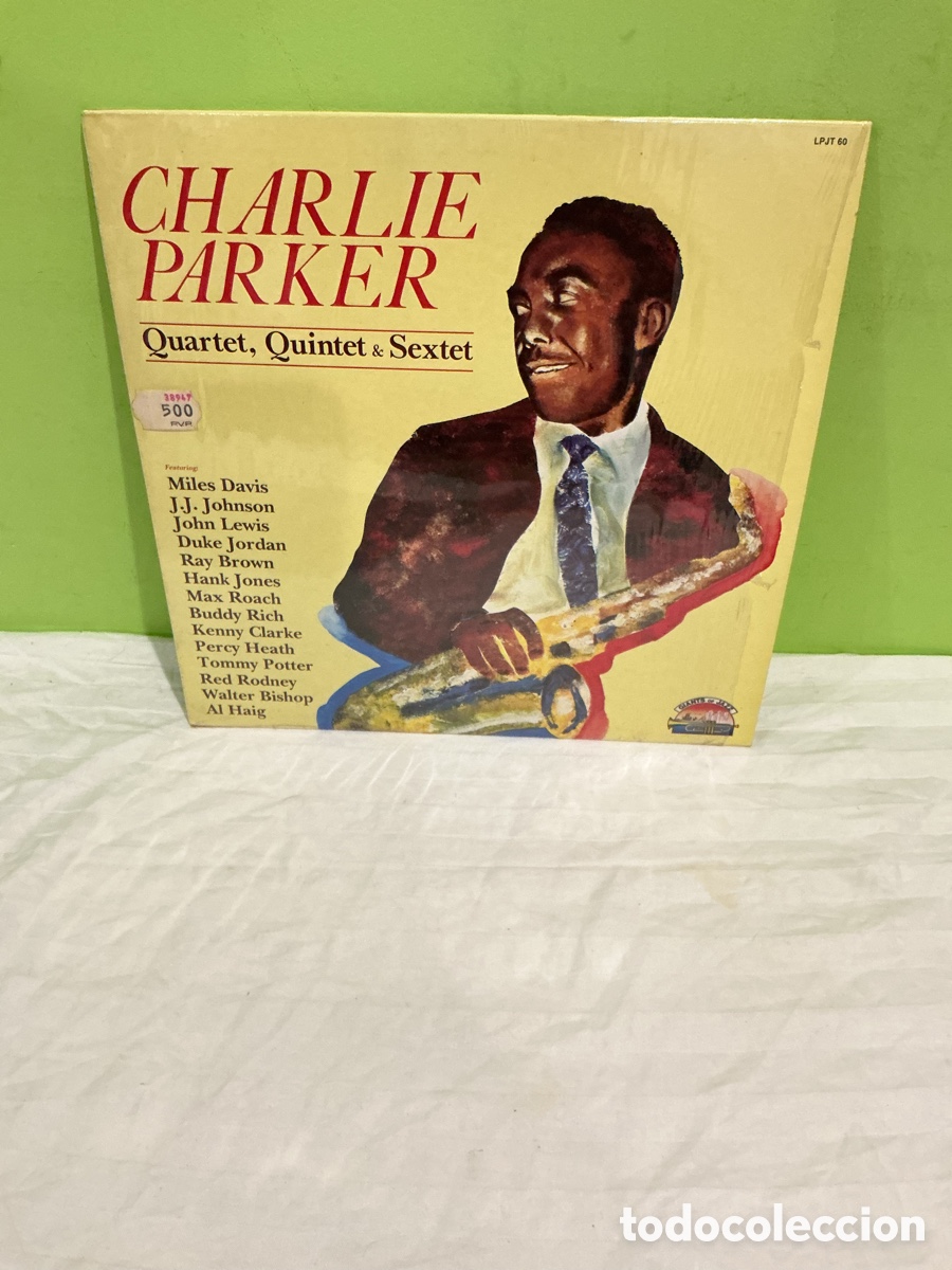 Discos de vinilo: Charlie Parker &ndash; Quartet, Quintet & Sextet &ndash; LP Jazz 1986
