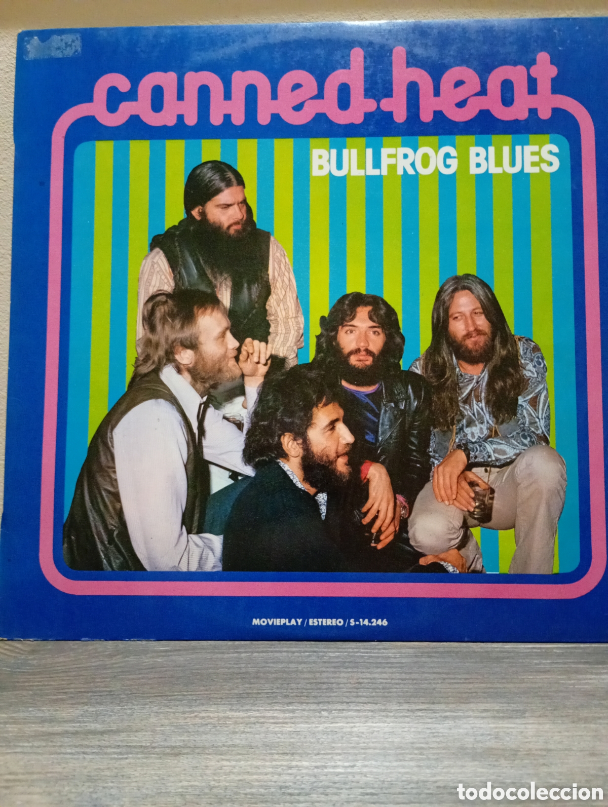 Discos de vinilo: Canned Heat, bullfrog blues 1974.