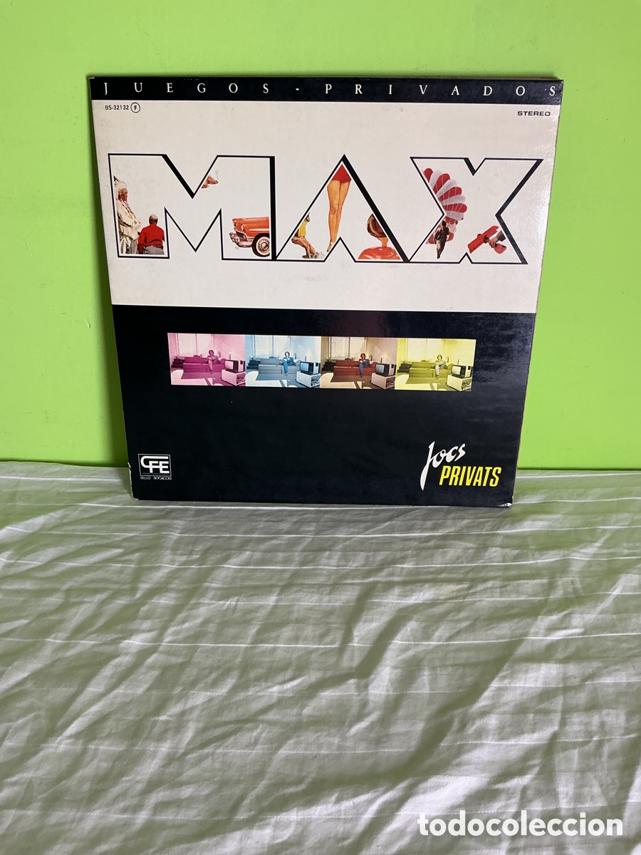 Discos de vinilo: Max &ndash; Jocs Privats &ndash; LP Vinilo 1979 &ndash; Boccaccio Records