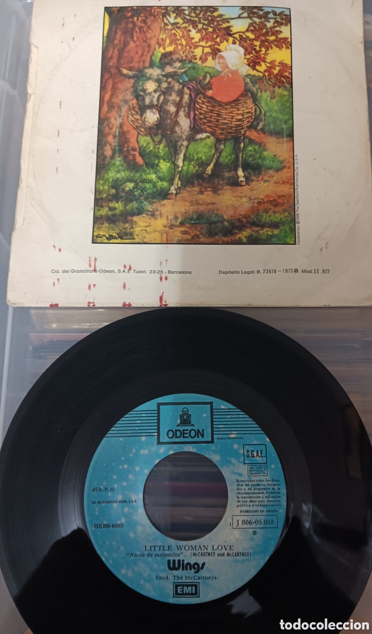 Discos de vinilo: BEATLES PAUL McCARTNEY SINGLE EMI ODEON - Foto 3