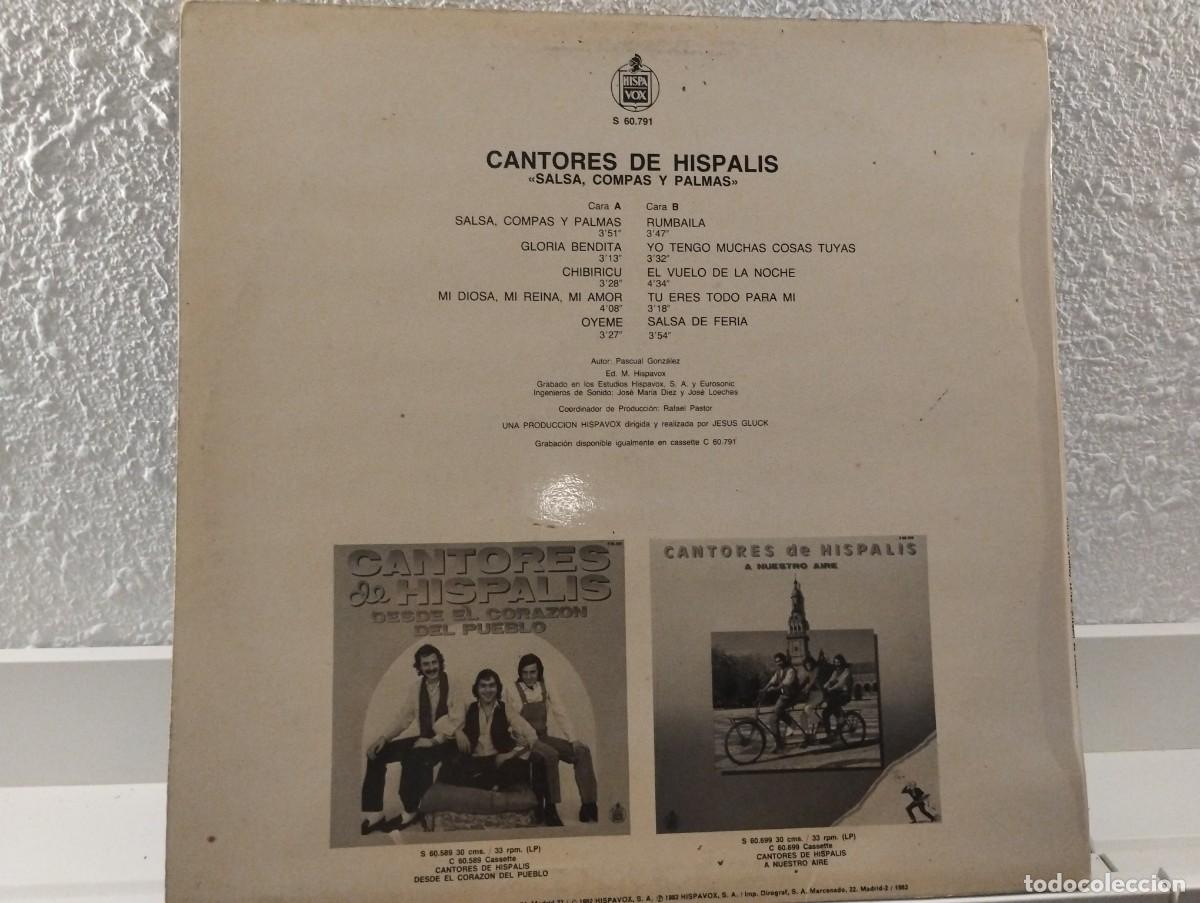 Discos de vinilo: Disco de Vinilo de Cantores de H&iacute;spalis &rdquo;Salsa, Comp&aacute;s y Palmas&rdquo; - Foto 2
