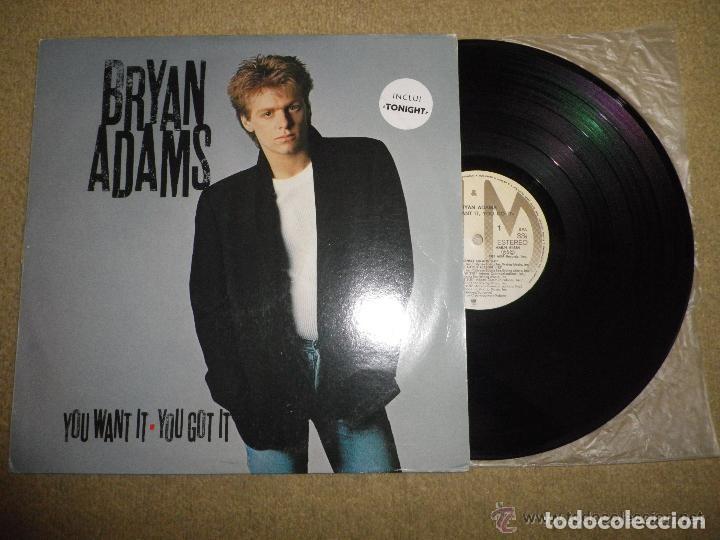 Discos de vinilo: BRYAN ADAMS You want it You got it LP DE VINILO HECHO EN PORTUGAL DEL A&Ntilde;O 1981 CONTIENE 10 TEMAS