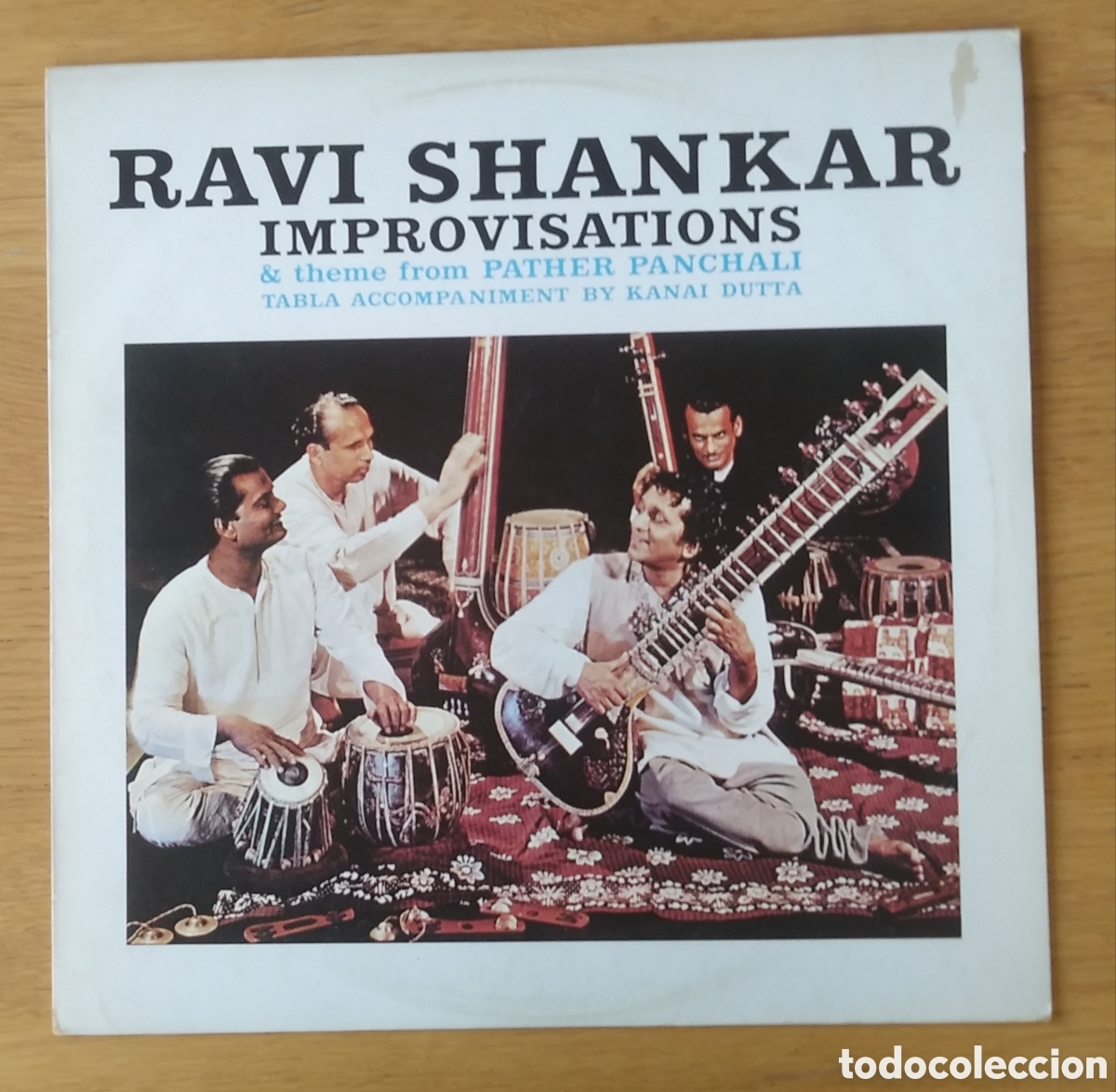 Discos de vinilo: RAVI SHANKAR: &rdquo;IMPROVISATIONS AND THEME FROM PATHER PANCHALI&rdquo; LP VINILO 1976