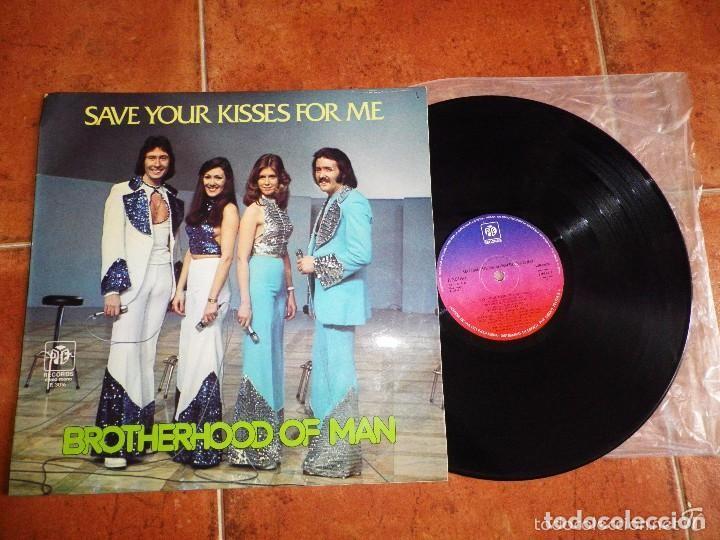 Discos de vinilo: BROTHERHOOD OF MAN Save your kisses for me EUROVISION INGLATERRA 1976 LP VINILO ESPA&Ntilde;OL 12 TEMAS