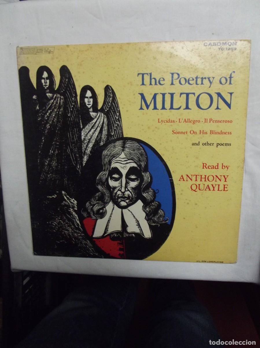 Discos de vinilo: LP THE POETRY OF MILTON ( NO PUEDO PROBARLO )