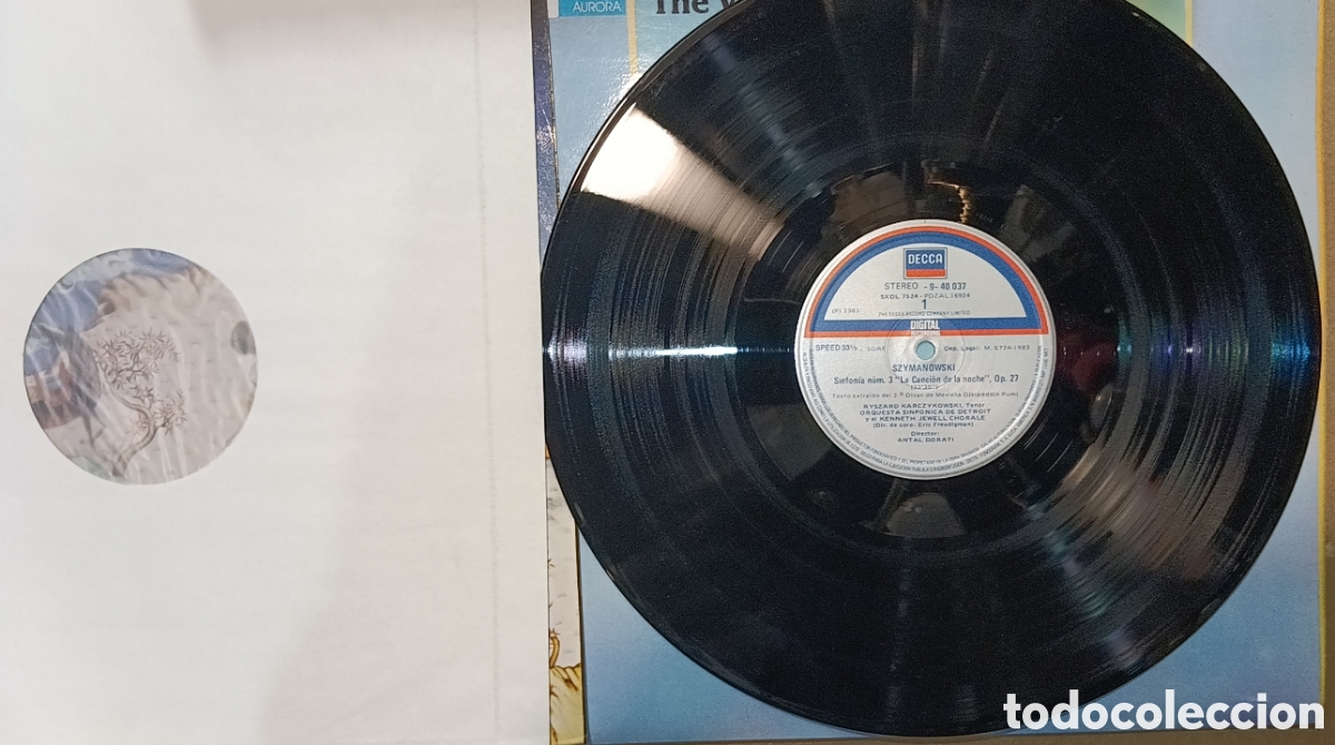 Discos de vinilo: SZYMANOWSKI LOTE 3 DISCOS - Foto 3