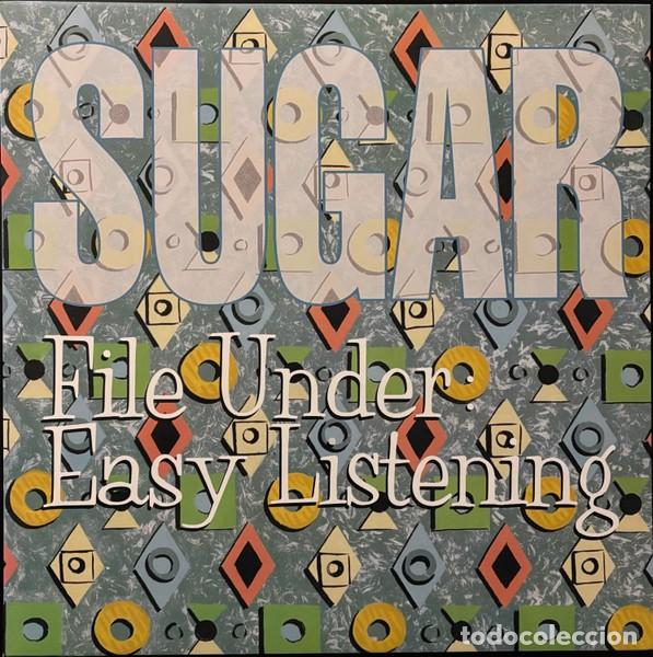 Discos de vinilo: LP SUGAR FILE UNDER LISTENING VINILO AZUL HUSKER DU BOB MOULD OFERTA TEMPORAL