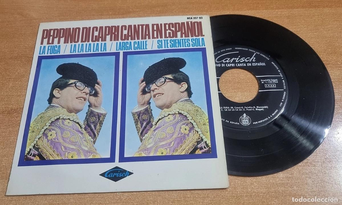 Discos de vinilo: PEPPINO DI CAPRI Canta en espa&ntilde;ol CANTADO EN ESPA&Ntilde;OL 7&rdquo; EP VINILO DEL A&Ntilde;O 1966 CONTIENE 4 TEMAS