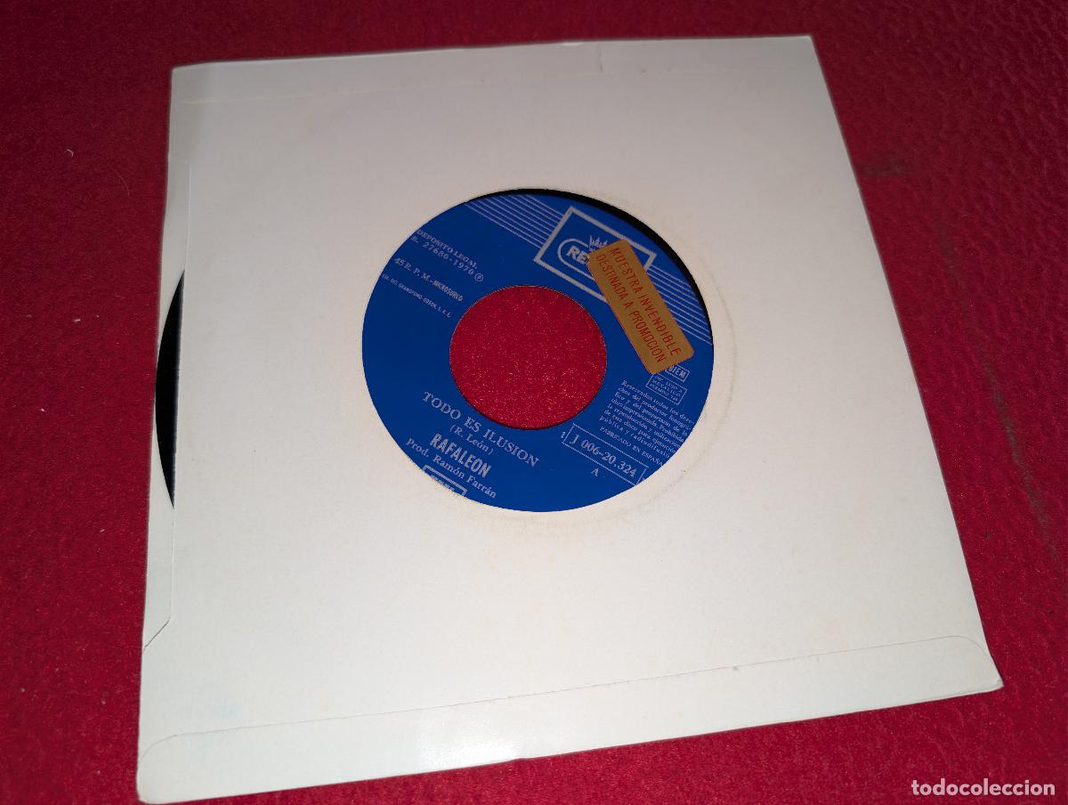 Discos de vinilo: RAFALEON RAFA LEON Todo es ilusion/Carmen Carmina 7'' SINGLE 1970 EMI Regal PROMO