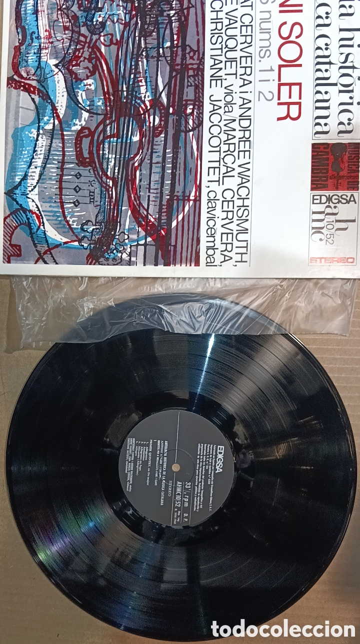 Discos de vinilo: LOTE 3 DISCOS SOLER DE LARROCHA BARRIO - Foto 4