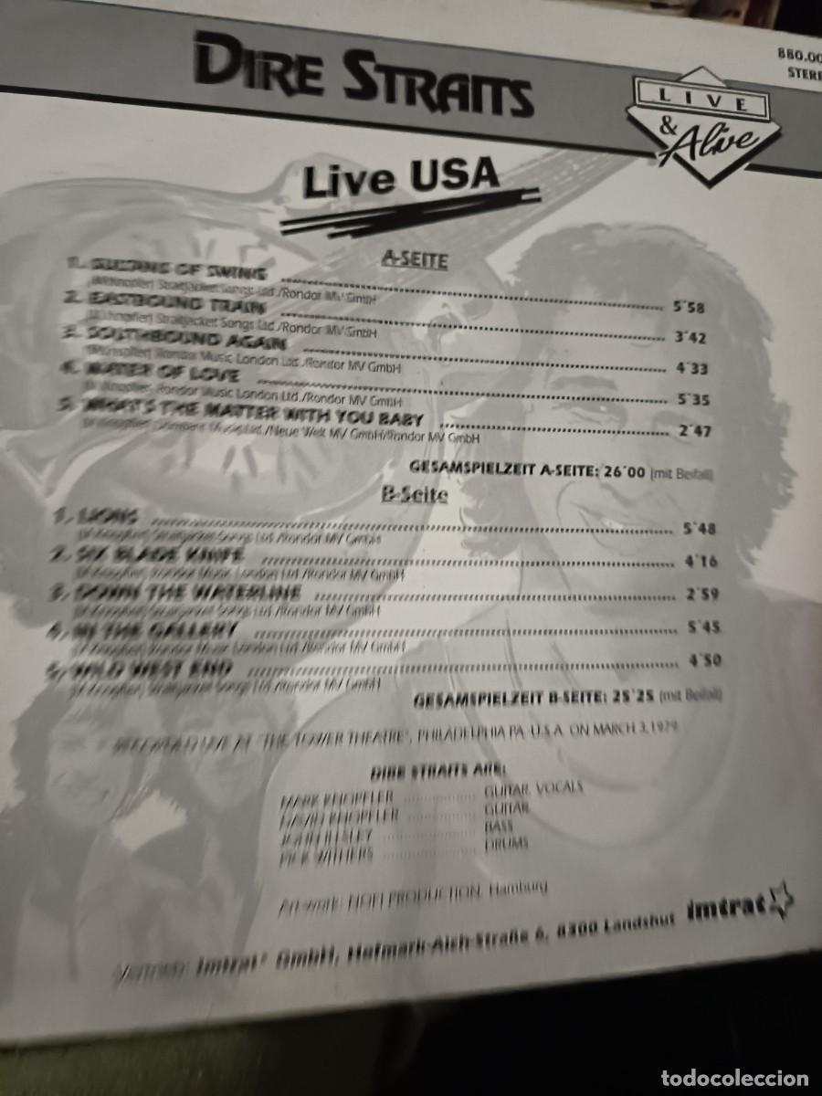 Discos de vinilo: DiSCO LP LOVE USA,( DIRE STRAITS) - Foto 2
