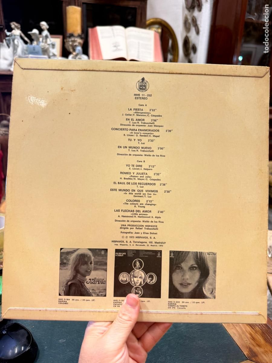 Discos de vinilo: LP LO MEJOR DE KARINA - Foto 2
