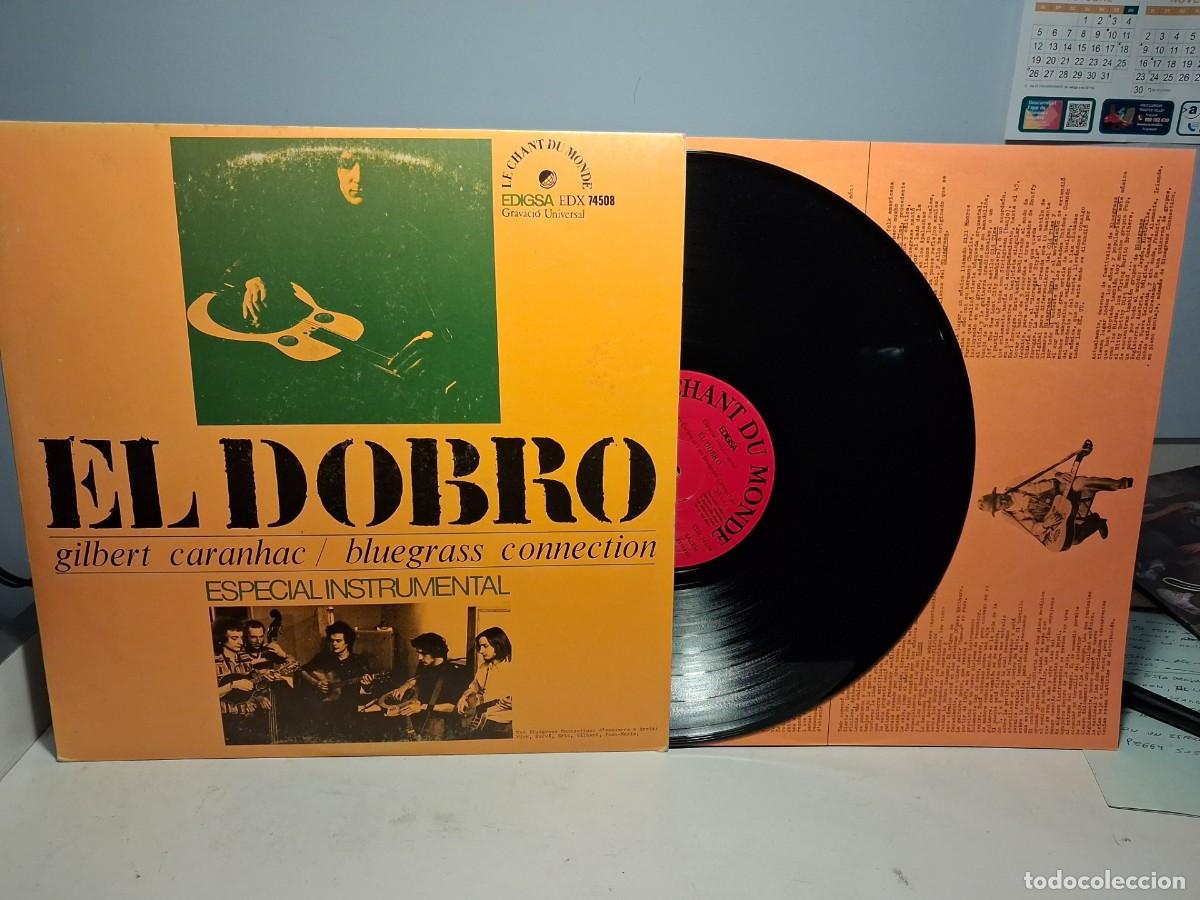 Discos de vinilo: LP GILBERT CARANHAC : EL DOBRO / BLUEGASS CONNECTION ( NUEVO, SIN USO)