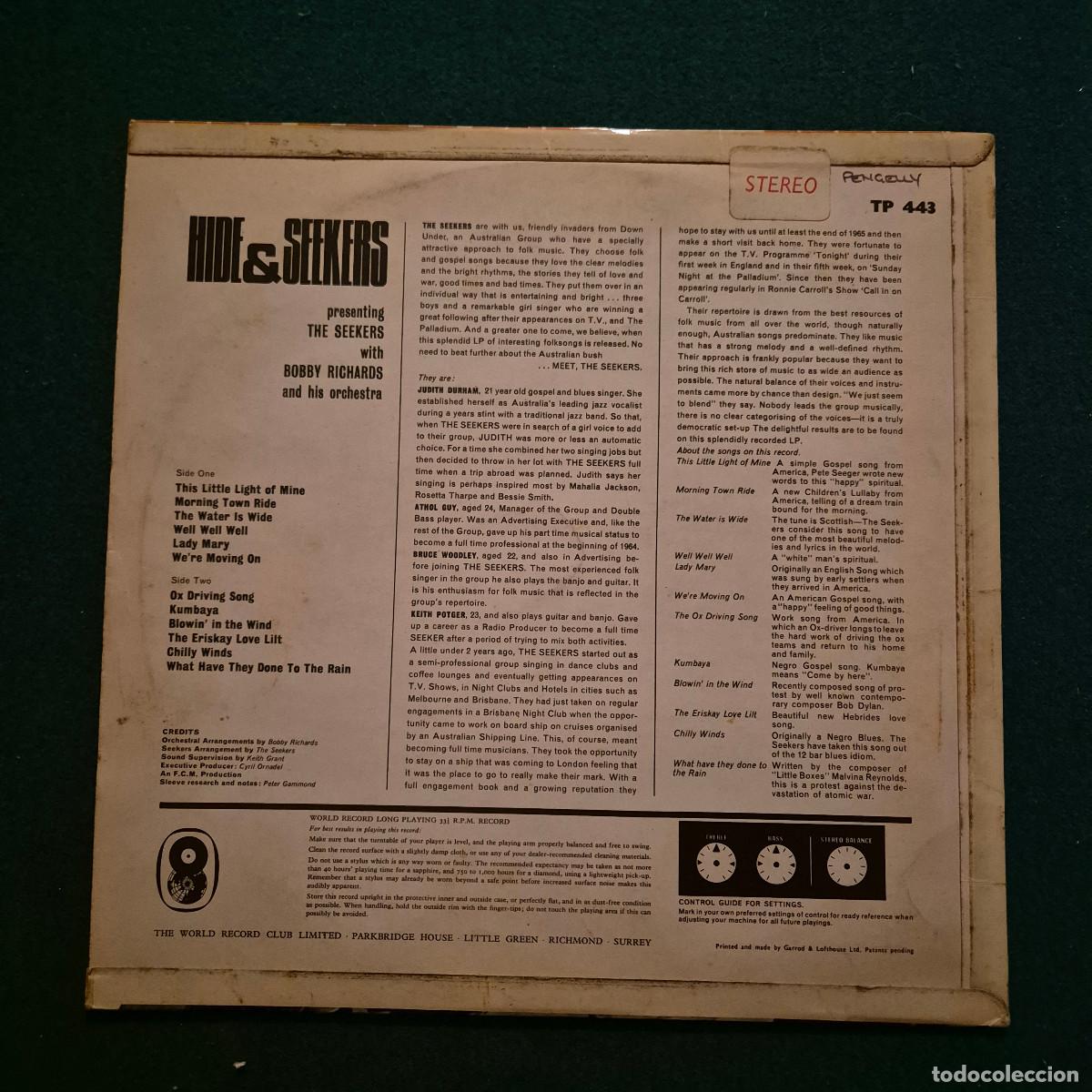 Discos de vinilo: The Seekers &ndash; Hide And Seekers - Foto 2