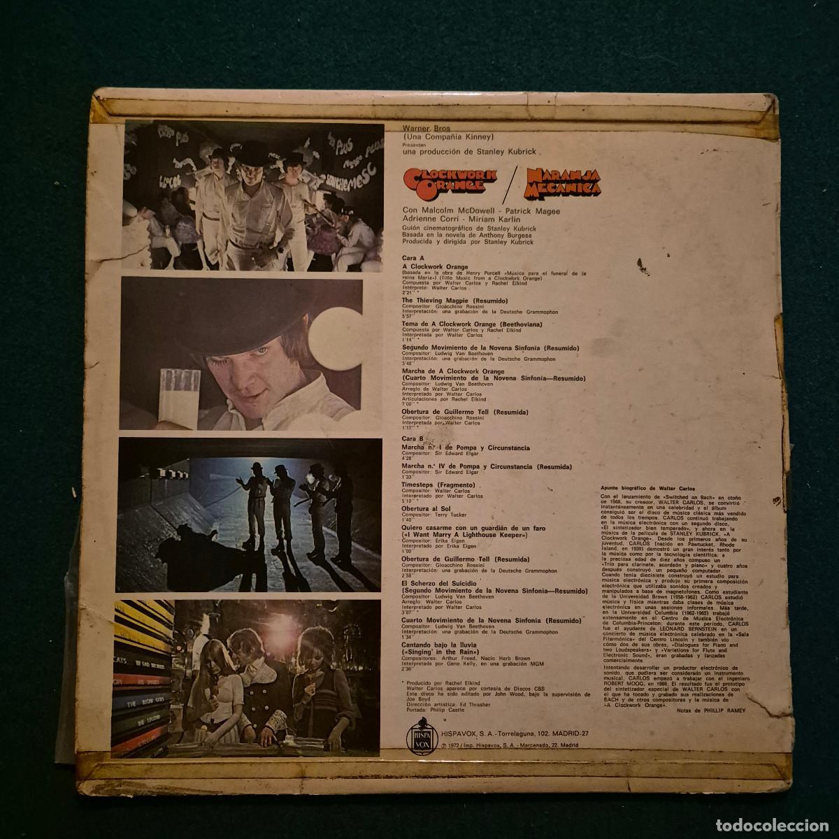 Discos de vinilo: Naranja Mecanica = Clockwork Orange - Foto 2