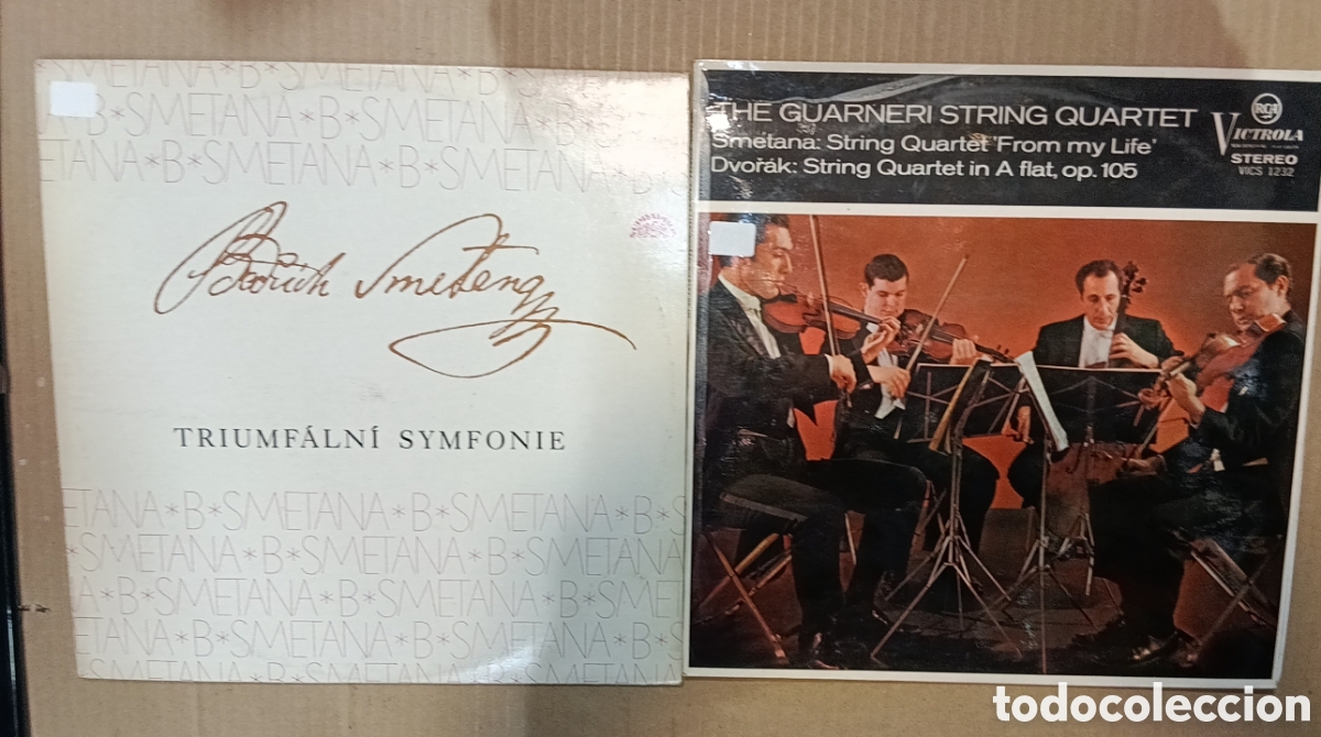 Discos de vinilo: 2 DISCOS SMETANA DVORAK - Foto 1