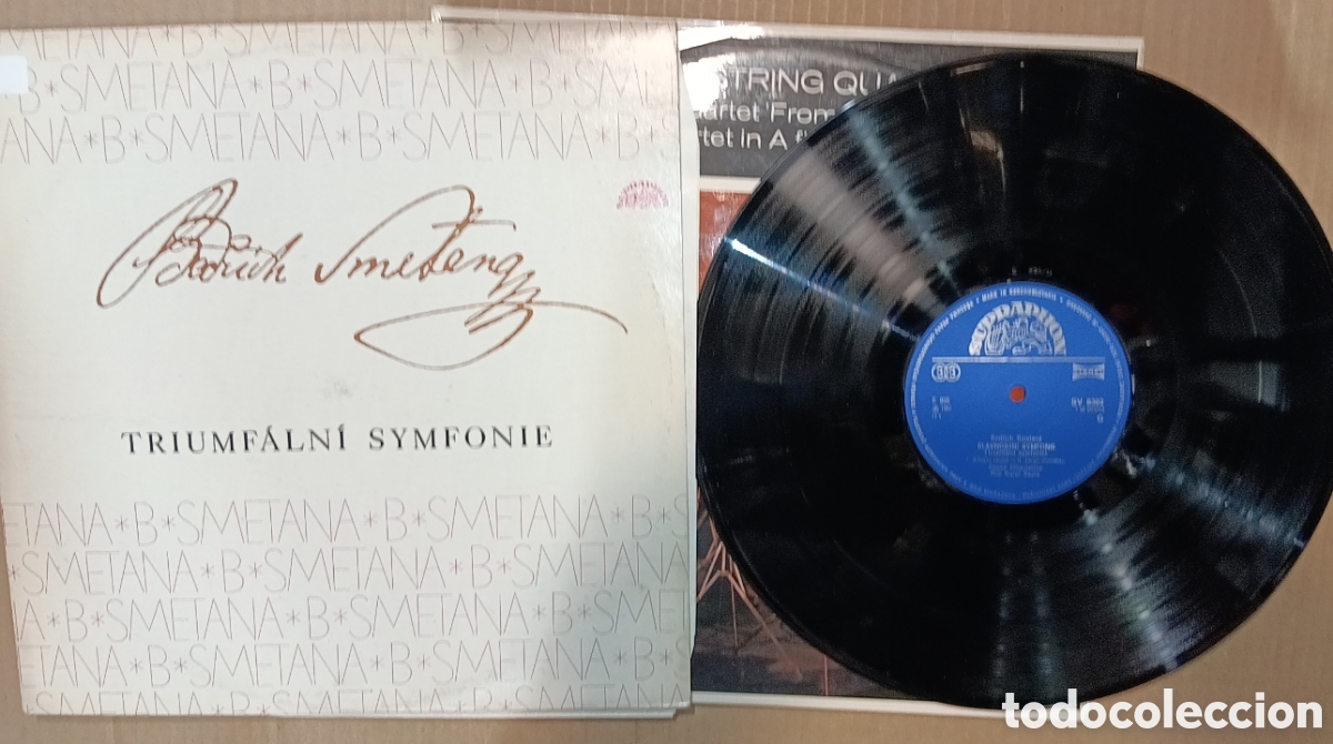 Discos de vinilo: 2 DISCOS SMETANA DVORAK - Foto 2