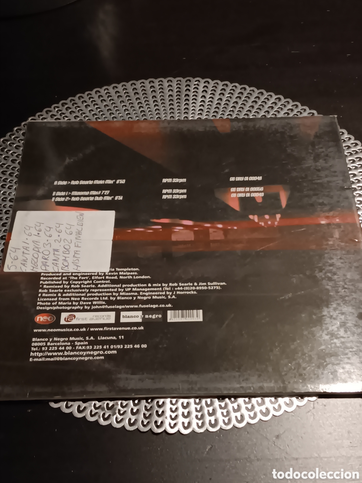 Discos de vinilo: Vinilo limpio,testeado y sonando - Foto 2