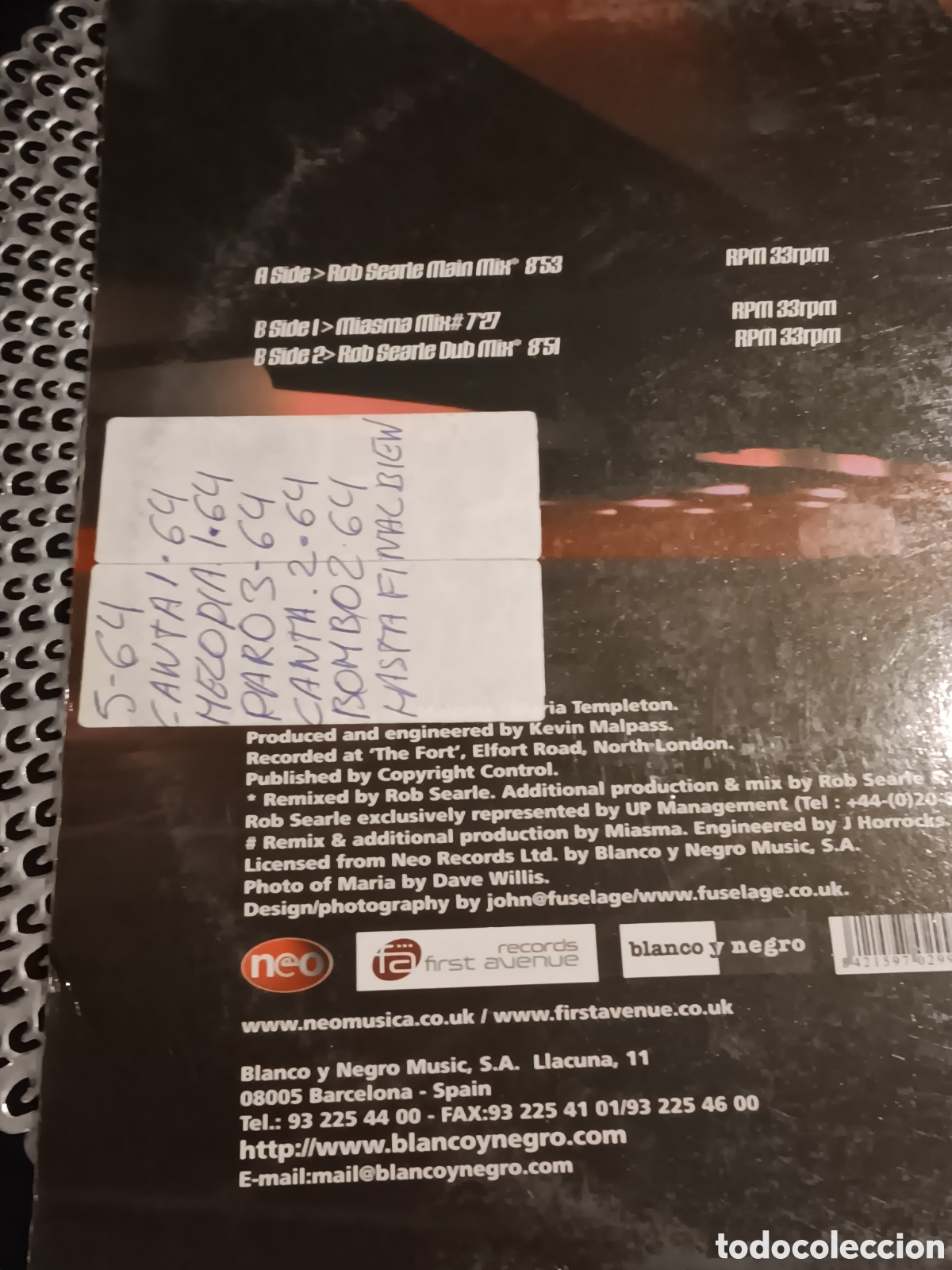 Discos de vinilo: Vinilo limpio,testeado y sonando - Foto 3