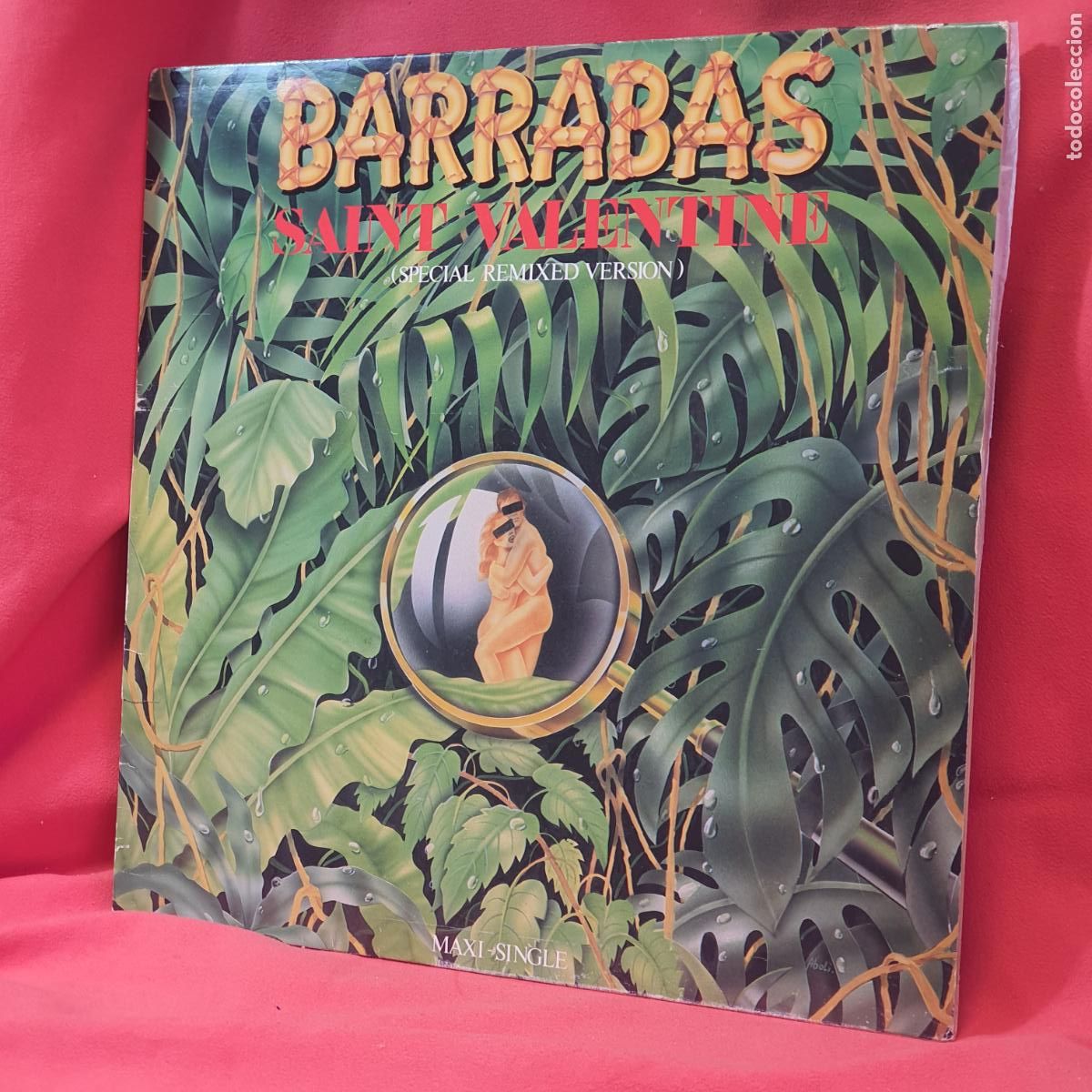 Discos de vinilo: LP-MAXI SINGLE-BARRAB&Aacute;S-SAINT VALENTINE-1983-GRUPO ESPA&Ntilde;A-EXCELENTE-VER FOTOGRAF&Iacute;AS.