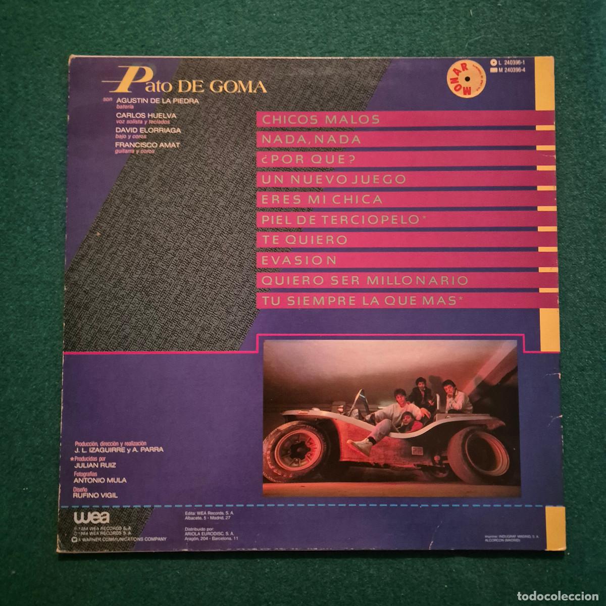 Discos de vinilo: Pato De Goma &ndash; Chicos Malos - Foto 2