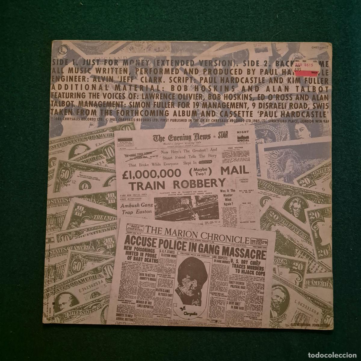 Discos de vinilo: Paul Hardcastle &ndash; Just For Money (Extended Version) - Foto 2