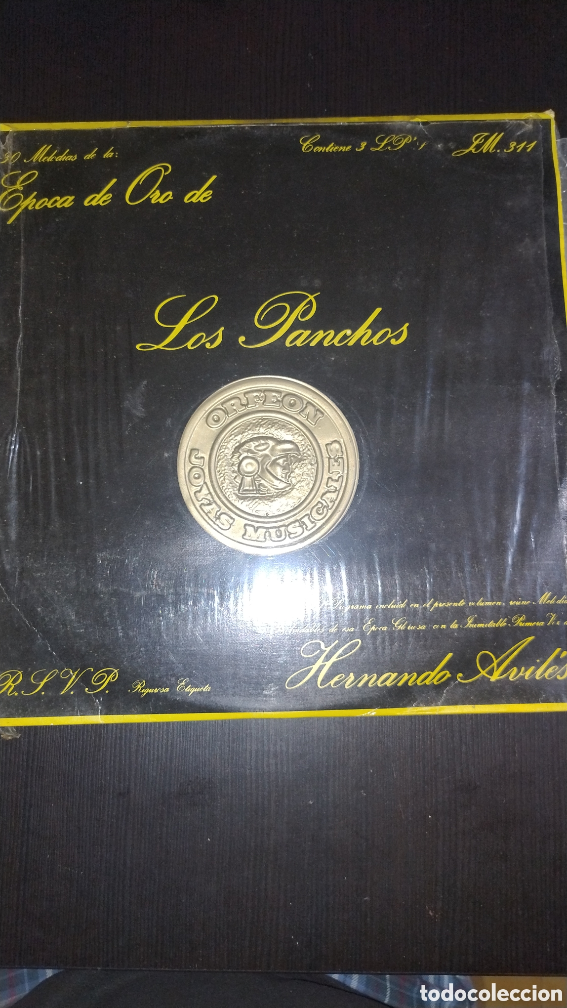 Discos de vinilo: Los Panchos &eacute;poca de oro tres lps M&eacute;xico