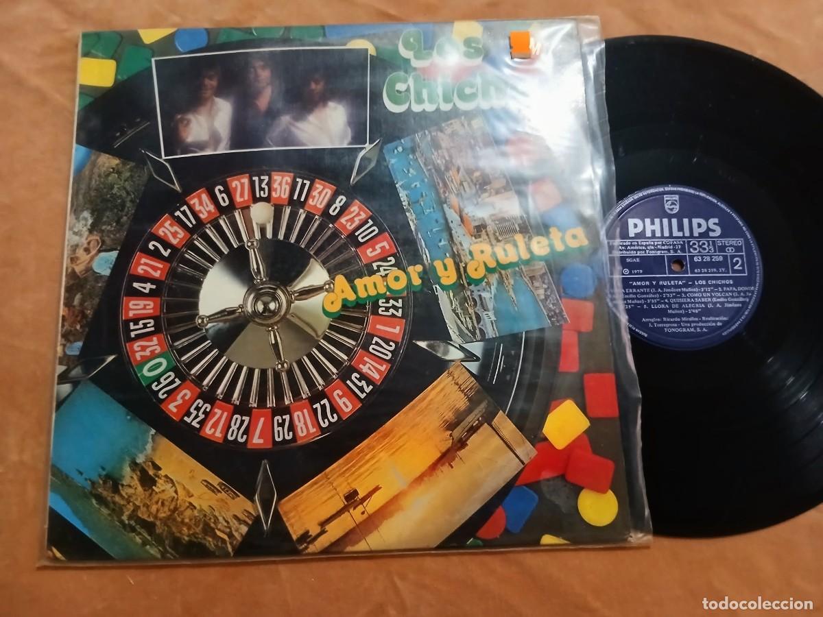 Discos de vinilo: LOS CHICHOS - AMOR Y RULETA - LP - 1979 - Foto 1