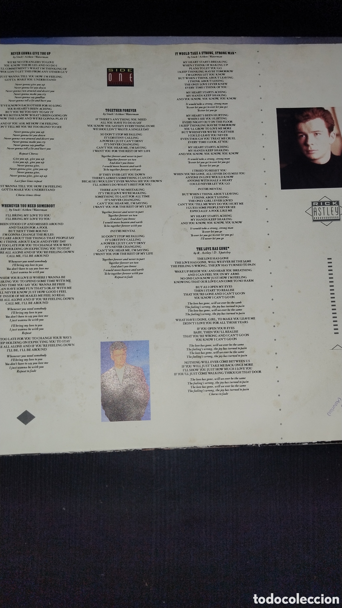 Discos de vinilo: Rick astley LP whenever you need somebody - Foto 3