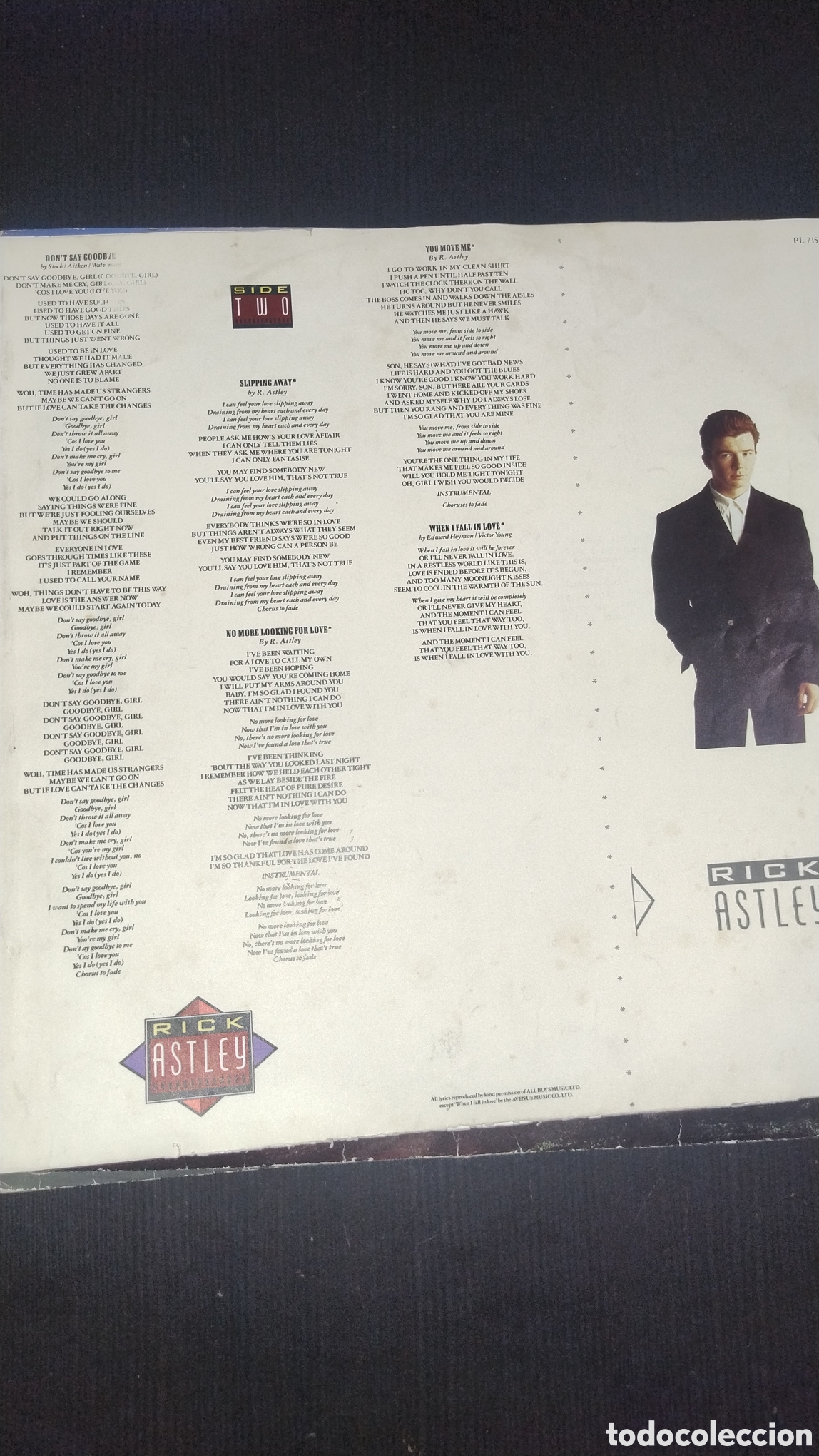 Discos de vinilo: Rick astley LP whenever you need somebody - Foto 4