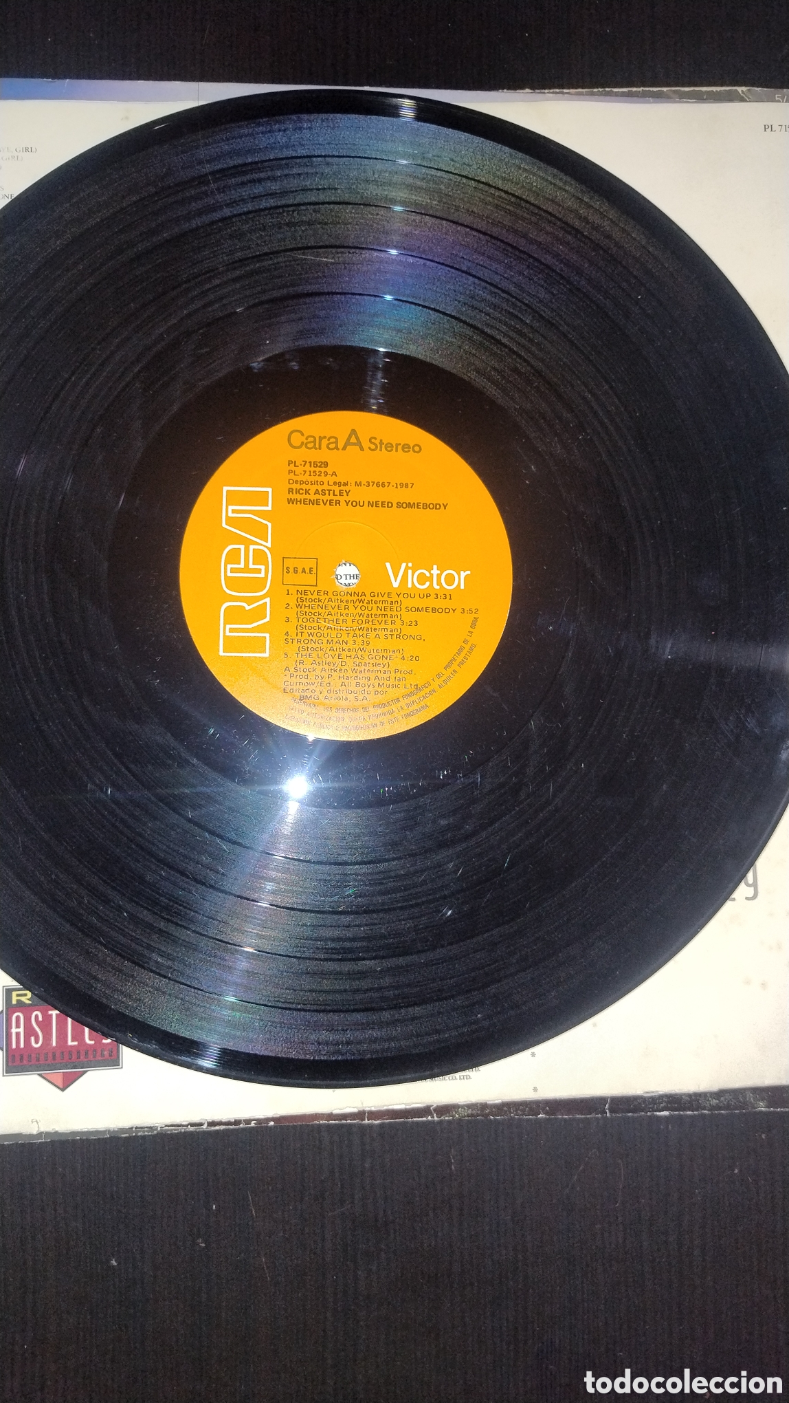 Discos de vinilo: Rick astley LP whenever you need somebody - Foto 5
