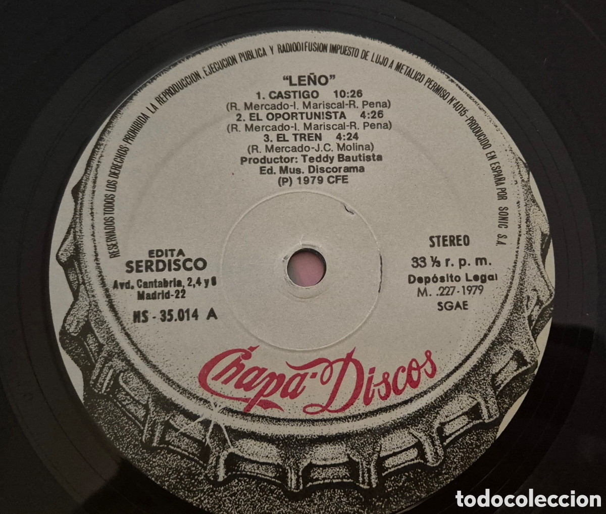 Discos de vinilo: Le&ntilde;o - Le&ntilde;o Lp 1979 1&deg; Edicion - Foto 6