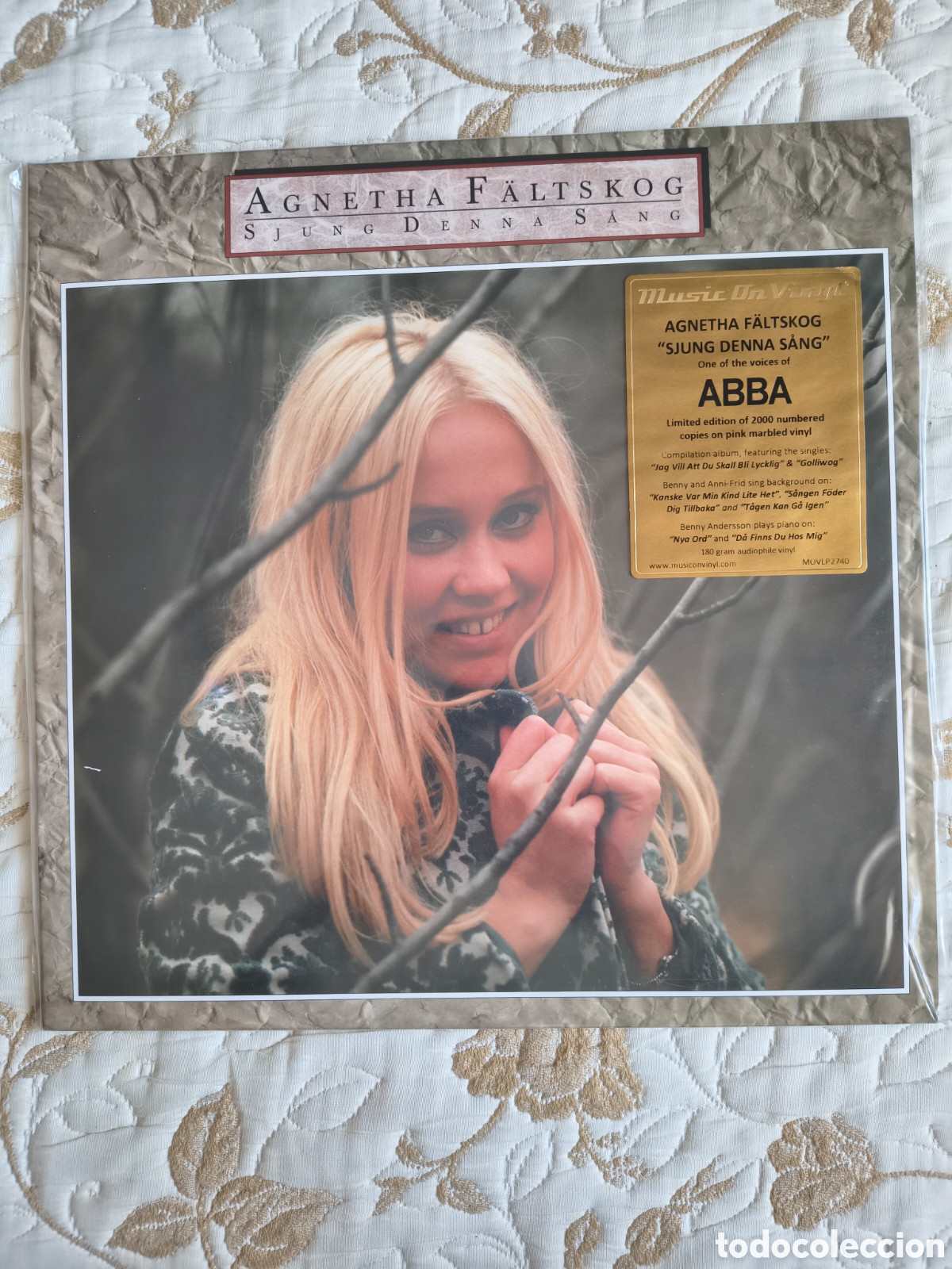 Discos de vinilo: Agnetha F&auml;ltskog Sjung Denna S&aring;ng. VINILO 180 GRAM COLOR ROSA
