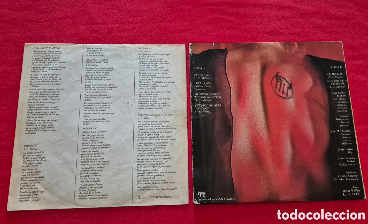 Discos de vinilo: &Ntilde;u &ndash; Cuentos De Ayer Y De Hoy LP 1978 - Foto 2