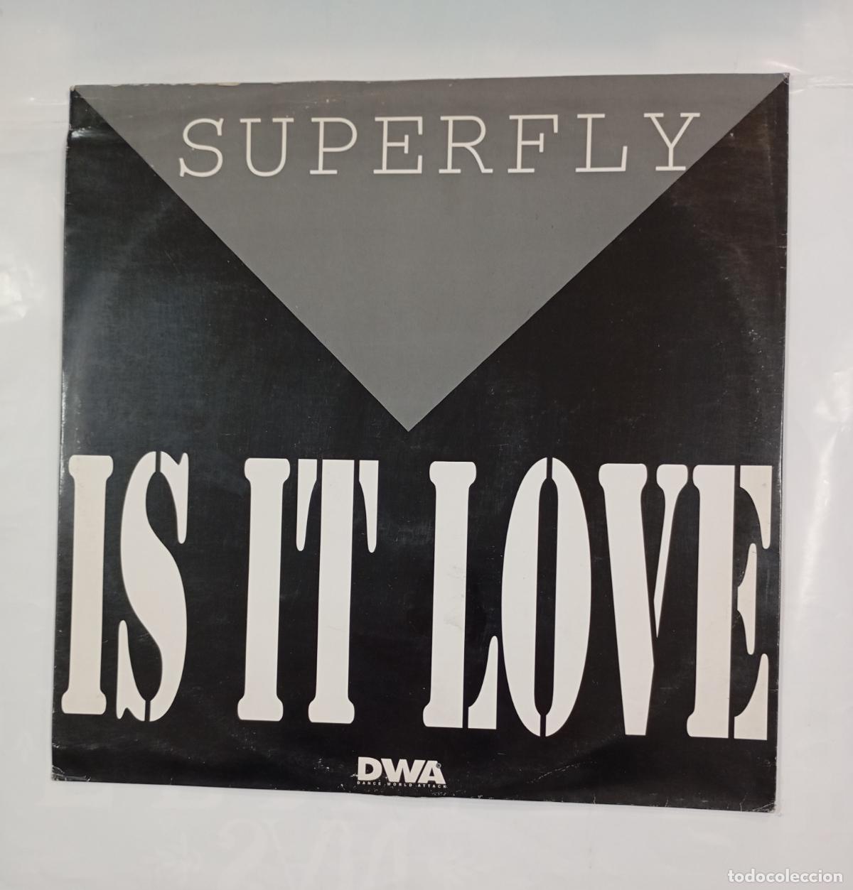 Discos de vinilo: IS IT LOVE. SUPERFLY. MAXI-SINGLE. TDKDA28 - Foto 1