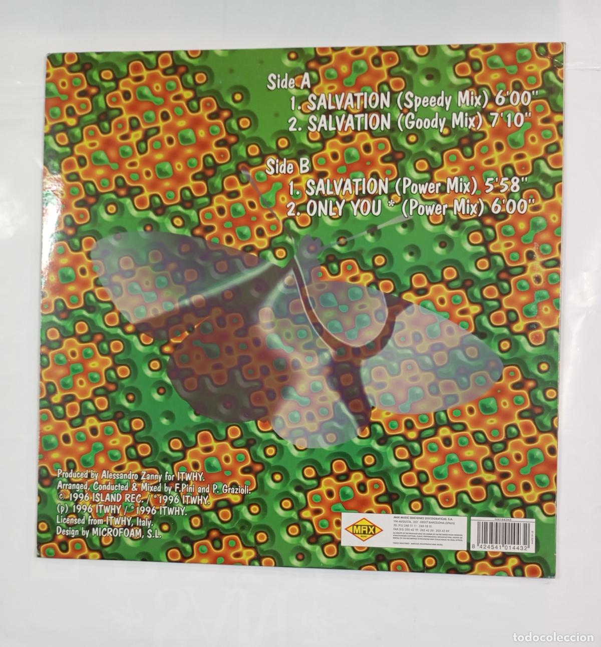 Discos de vinilo: SALVATION. BUTTERFLY. MAXI-SINGLE. TDKDA28 - Foto 2