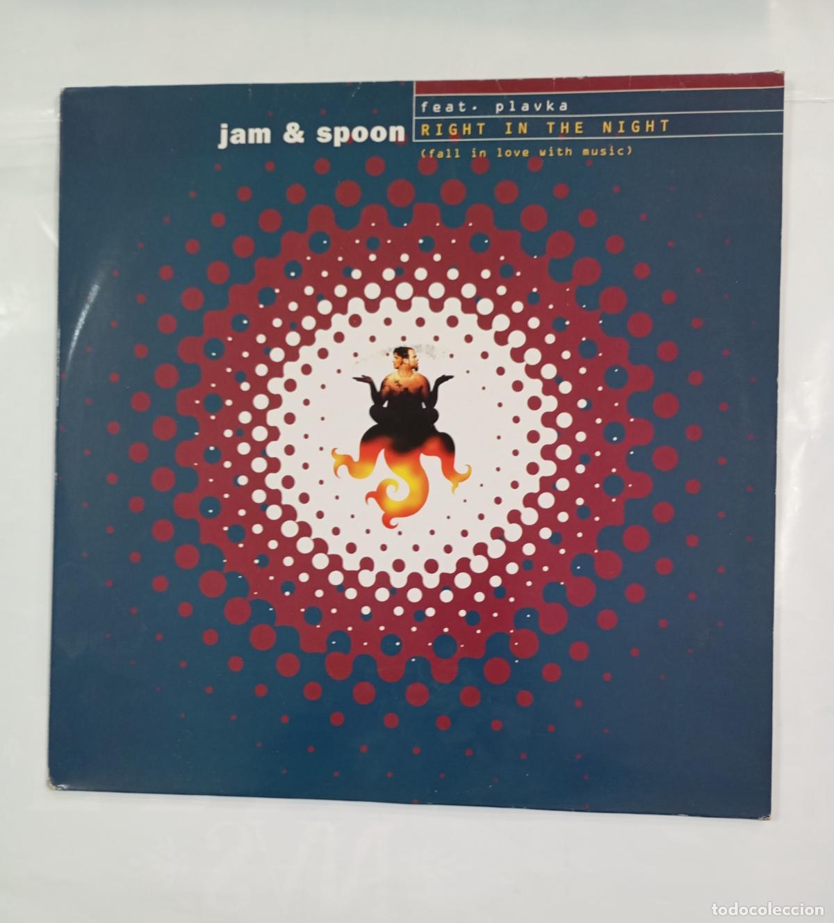 Discos de vinilo: Jam & Spoon. Right in the Night. Fall in Love with Music. MAXI-SINGLE. TDKDA28