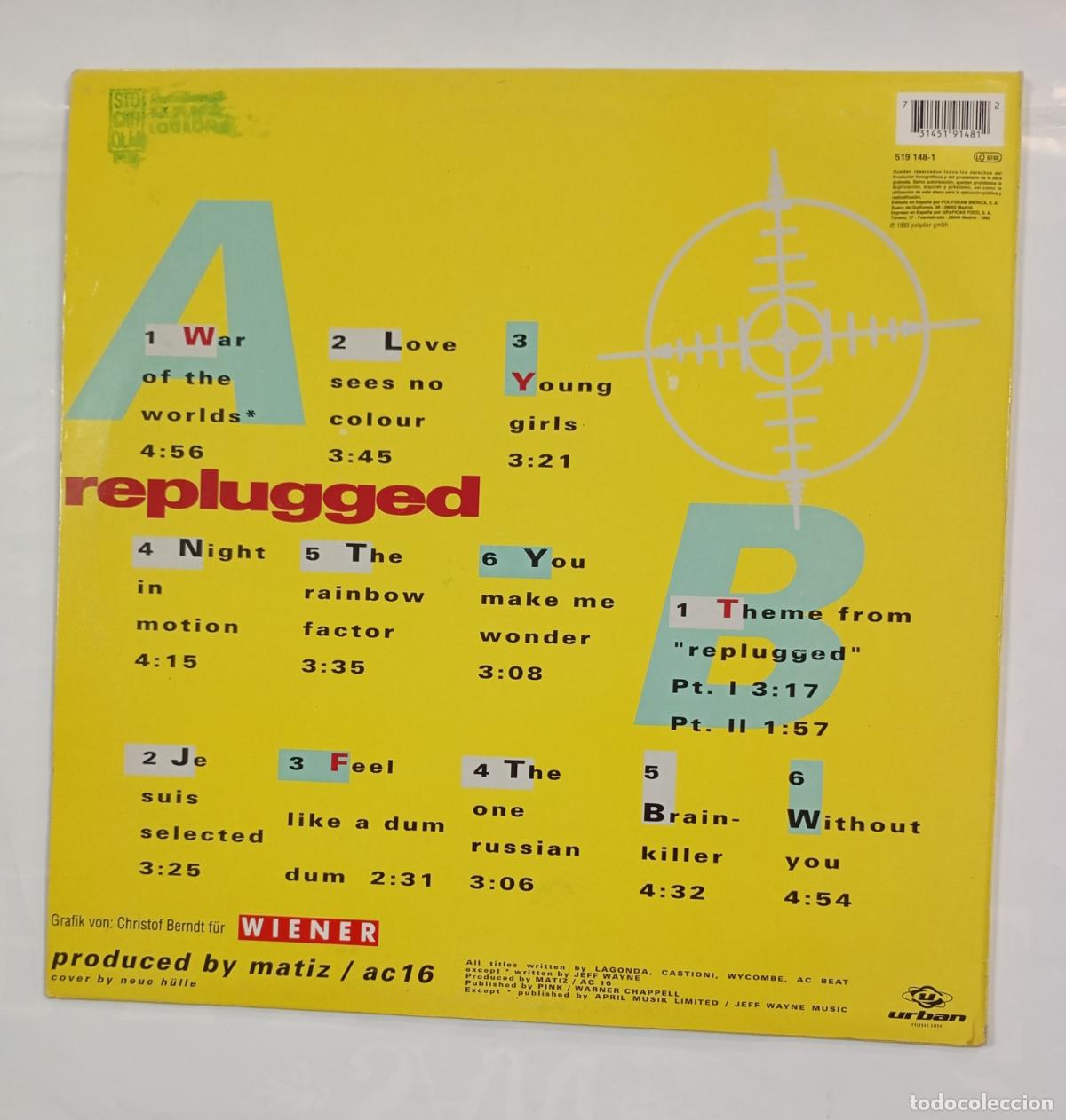 Discos de vinilo: U-96. REPLUGGED. MAXI-SINGLE. TDKDA28 - Foto 2