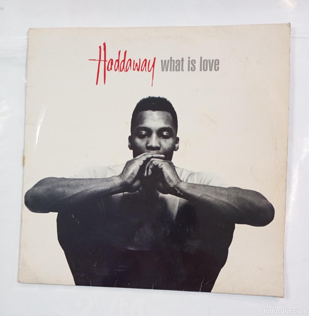Discos de vinilo: HODDAWAY. WHAT IS LOVE. MAXI-SINGLE. TDKDA28