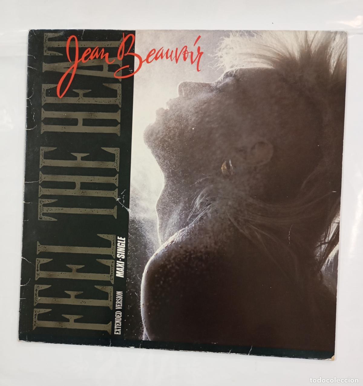 Discos de vinilo: JEAN BEAUVOIR. FEEL THE HEAT. MAXI-SINGLE. TDKDA28